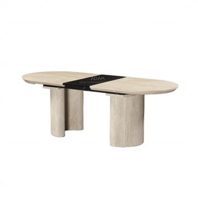 Travertínový jedálenský stôl